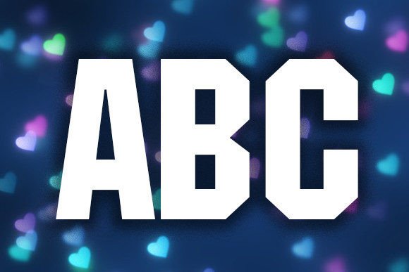 Sence Font PNG with transparent background - Preview 2