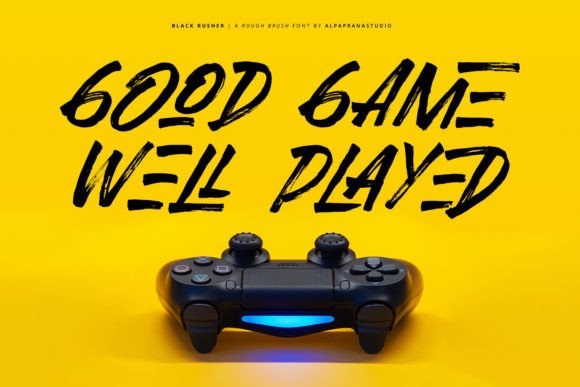 Black Rusher Font - Preview 3