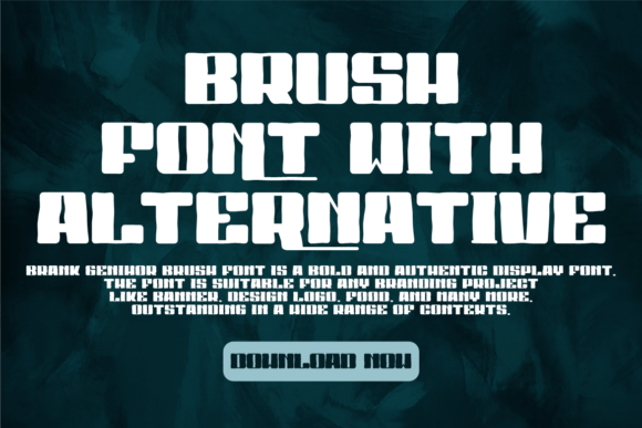 Brank Genihor Brush Font - Preview 2