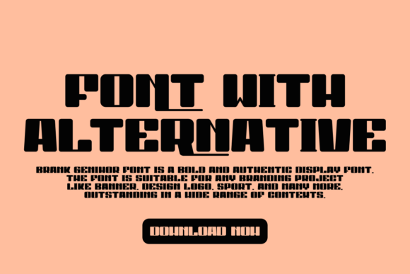 Brank Genihor Font - Preview 2