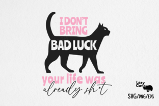 Cat Quote SVG Design Bundle Graphic by Lazy Cat · Creative Fabrica