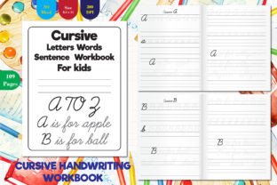 Cursive Handwriting Workbook Bundle KDP Graphic by 2masudrana4 ...