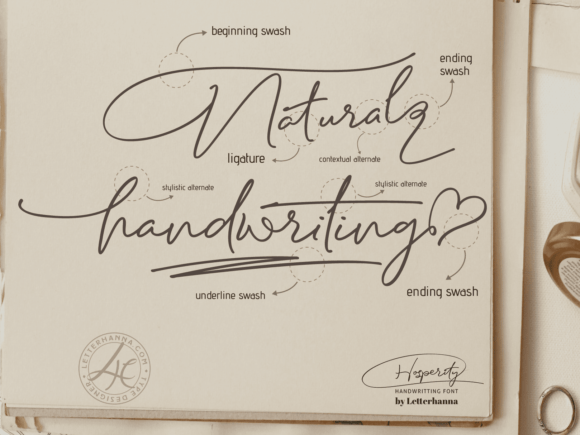 Hosperity Font PNG with transparent background - Preview 1