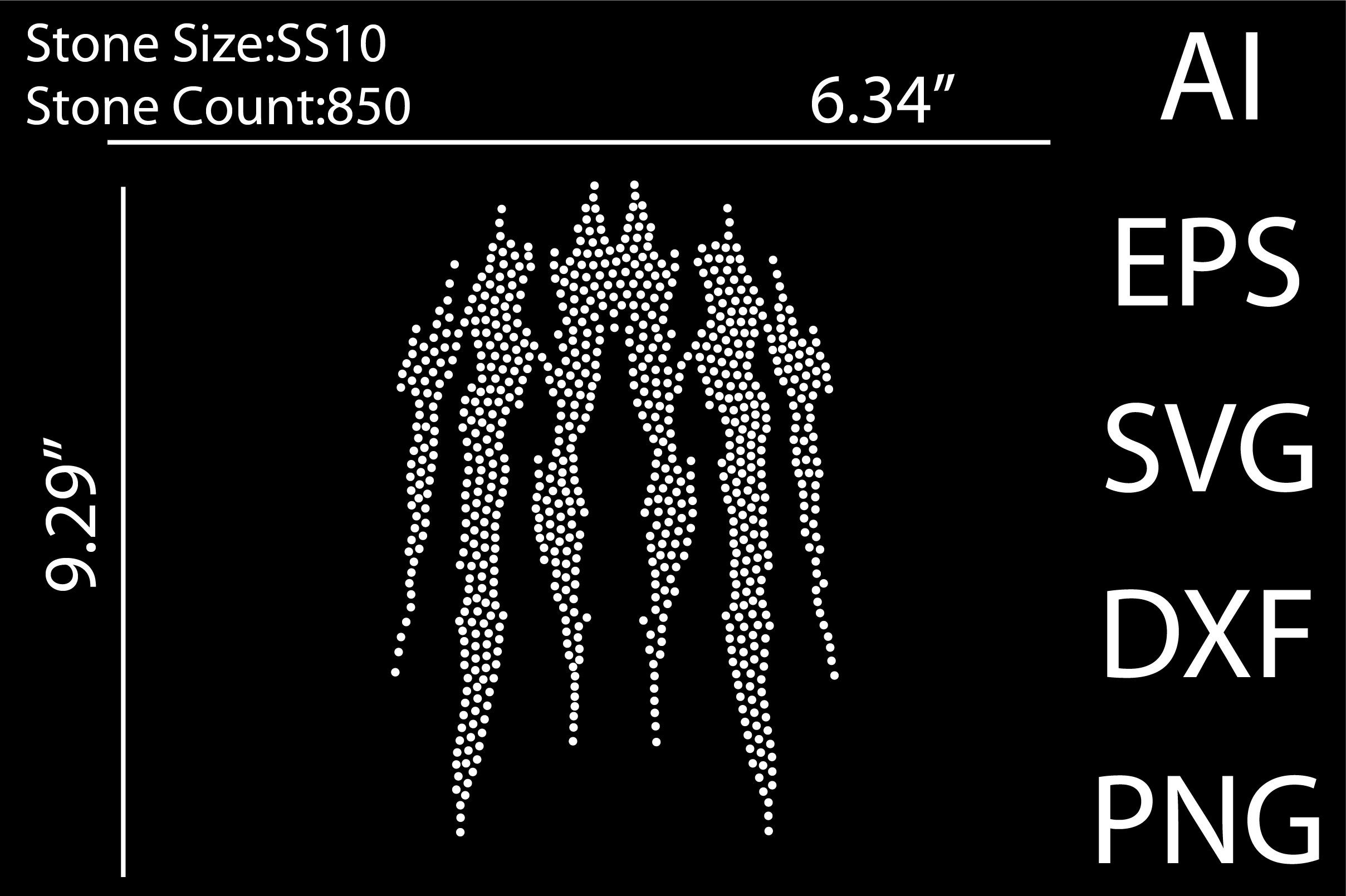 Rhinestone Templates Design Graphic by betruthful · Creative Fabrica