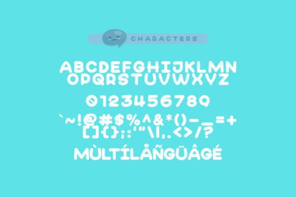 Aqua Smile Font - Preview 4