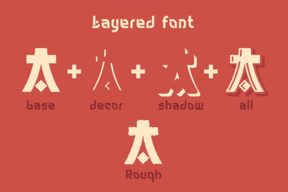 Asian Cyborg Font - Preview 2