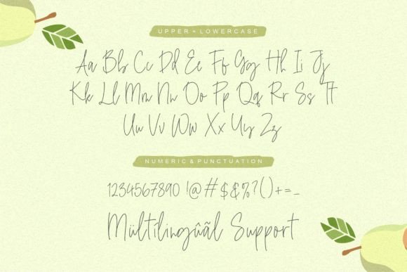 Avocado Candy Font - Preview 4