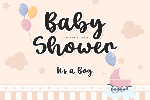 Bread Lovely Font PNG with transparent background - Preview 1