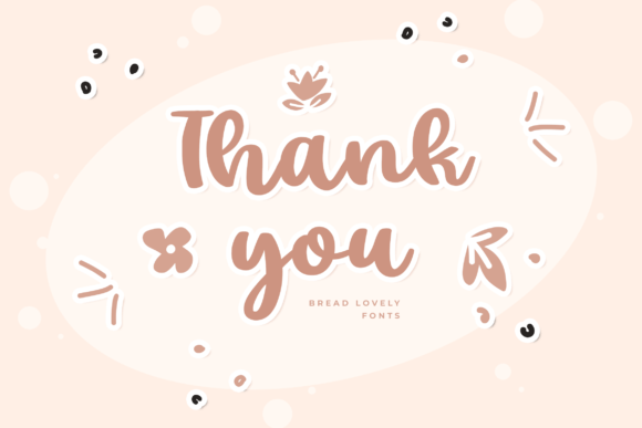 Bread Lovely Font - Preview 5