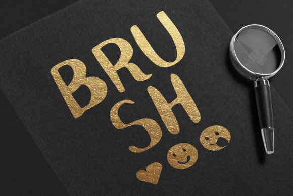 Brush Font - Preview 2