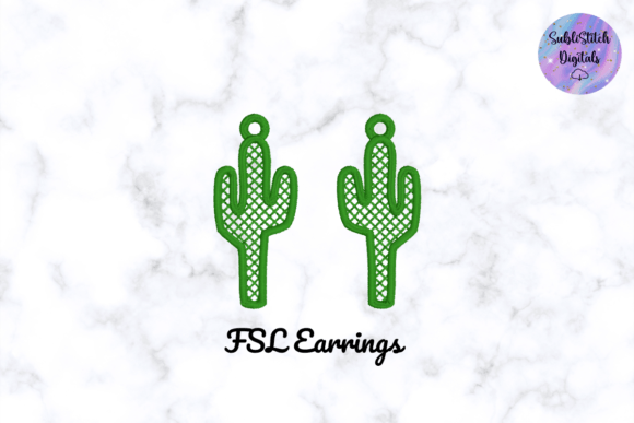 Cactus FSL Earrings