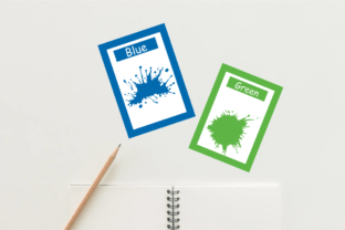 Color Splash Flashcards Graphic by Chase Minds Creative · Creative Fabrica
