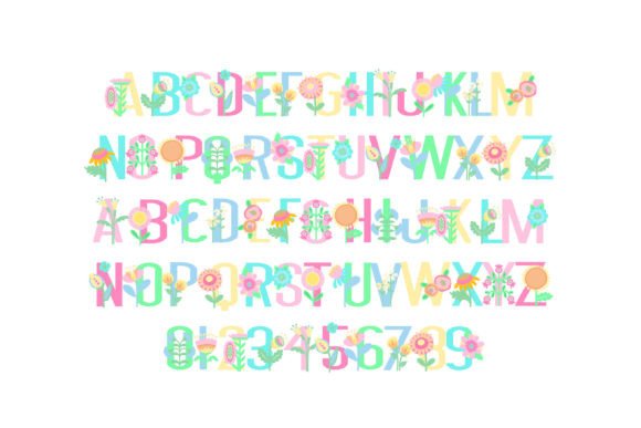 Colorful Life Too Font PNG with transparent background - Preview 1