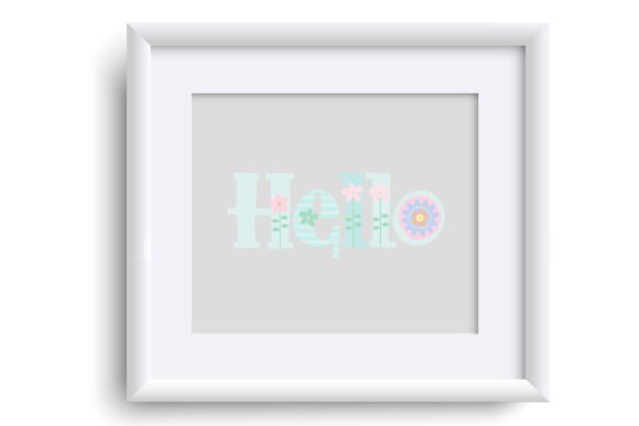 Easter Flowers Font - Preview 4