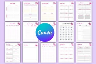 Editable Side Hustle Planner Canva KDP Graphic by rahimaartwork077 ...