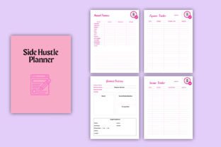 Editable Side Hustle Planner Canva KDP Graphic by rahimaartwork077 ...