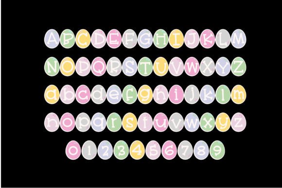 Egg-cellent Too Font PNG with transparent background - Preview 2