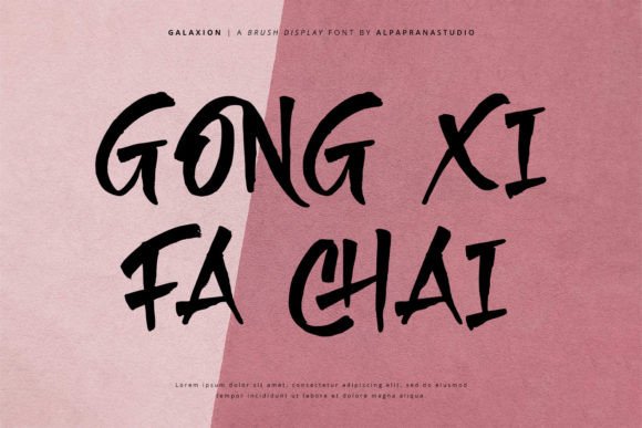 Galaxion Font - Preview 3