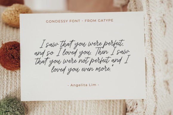 Gondessy Font - Preview 3