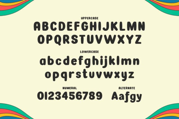 Harvey Font - Preview 1