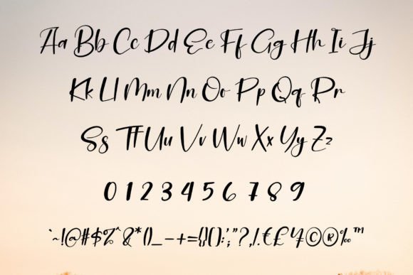 Hello Handwritting Font PNG with transparent background - Preview 2