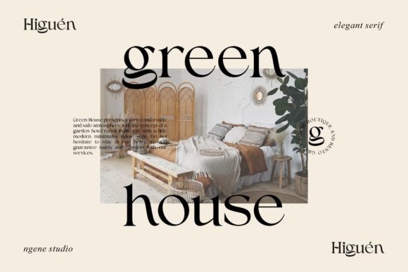 Higuen Font PNG with transparent background - Preview 1