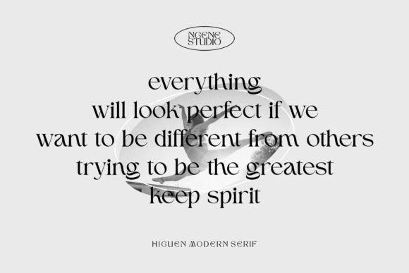 Higuen Font PNG with transparent background - Preview 4