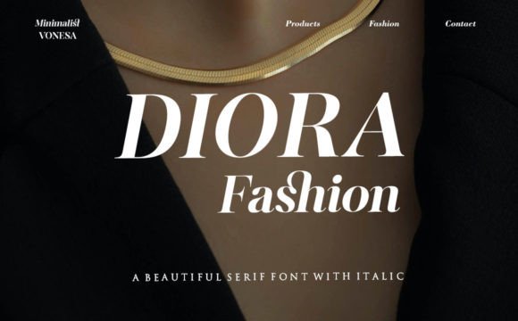 Minimalist Vonesa Font PNG with transparent background - Preview 5