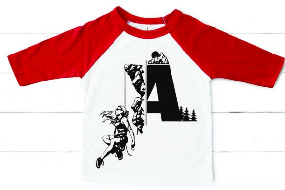 Mountain Climbing W Font PNG with transparent background - Preview 3