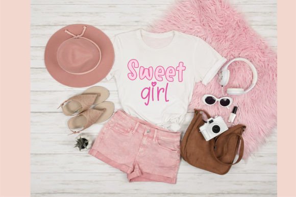 Mushroom Girly Font PNG with transparent background - Preview 2