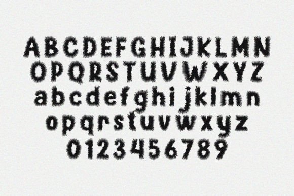 Njegrak Font PNG with transparent background - Preview 3