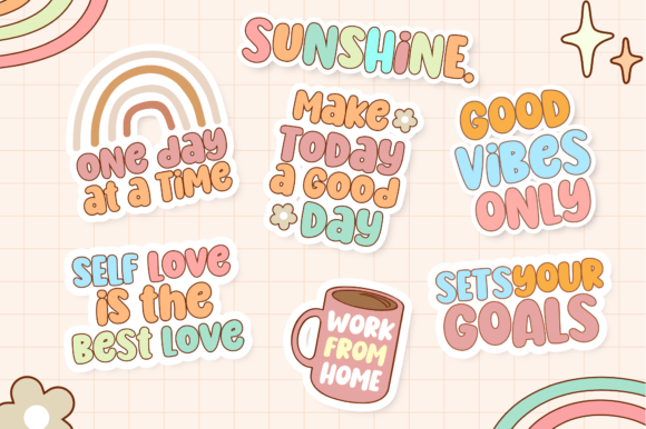 Party Days Font PNG with transparent background - Preview 1