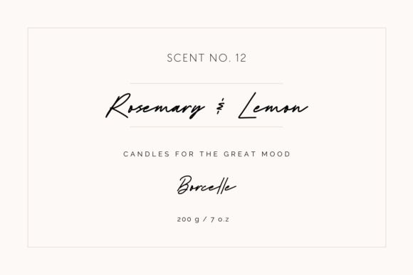 Rationality Grateful Font PNG with transparent background - Preview 2