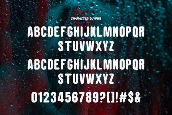 Rooster Font PNG with transparent background - Preview 4
