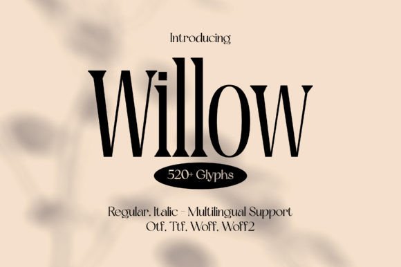 Willow font