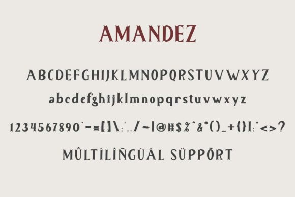 Amandez Font - Preview 5