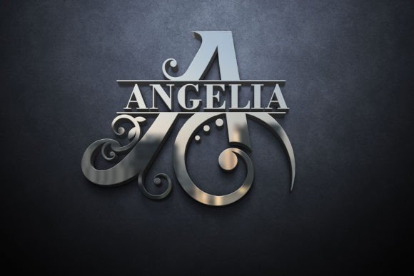 Angelia Monogram Font - Preview 5