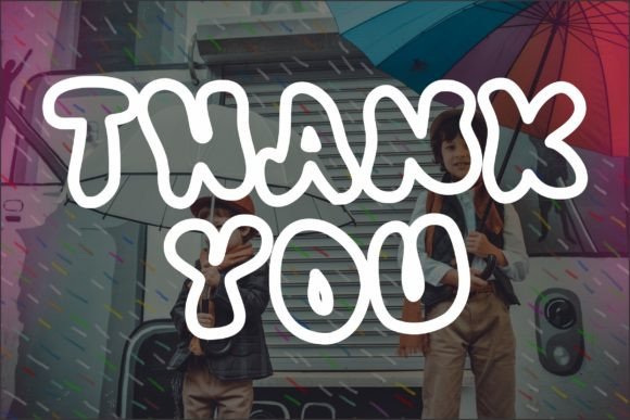 Black Ping Font PNG with transparent background - Preview 4