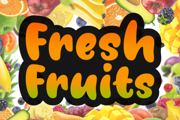 Candy and Jelly Font - Preview 2
