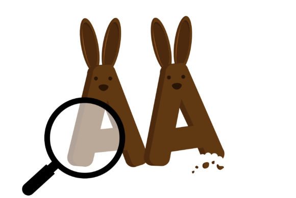 Chocolate Bunny Font PNG with transparent background - Preview 5