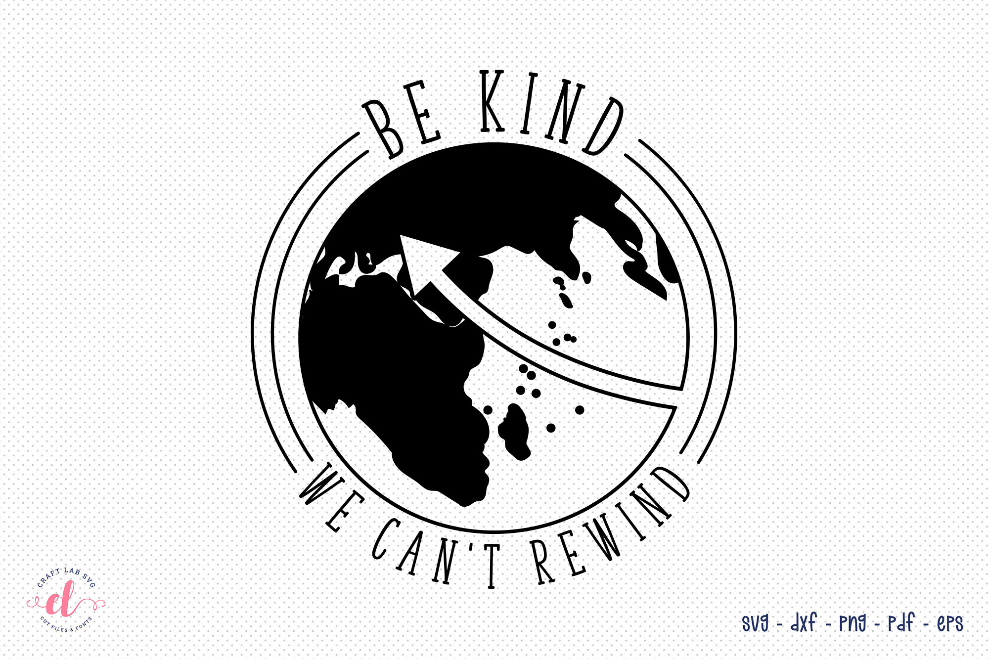 Rewind Earth Earth Day SVG - Be Kind We Can't Rewind Graphic by CraftlabSVG ...