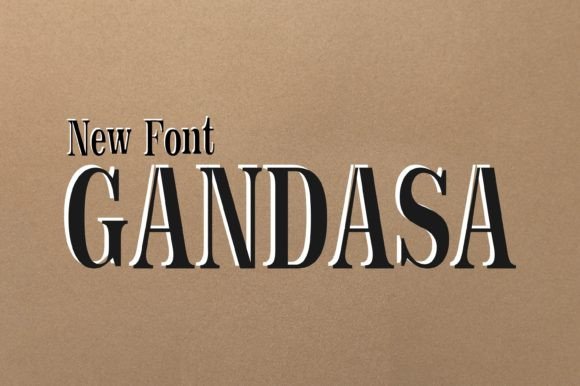 Gandasa Font - Preview 1