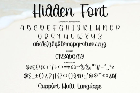 Hidden Font - Preview 5