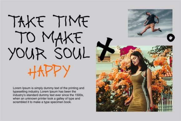 Hoobas Font PNG with transparent background - Preview 1