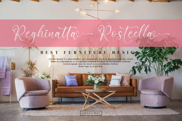 Nattalia Sillena Font PNG with transparent background - Preview 2