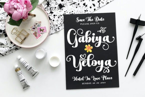 Rayba Font PNG with transparent background - Preview 3