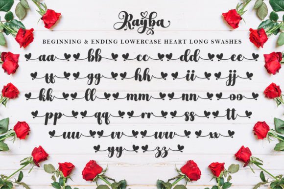 Rayba Font PNG with transparent background - Preview 6