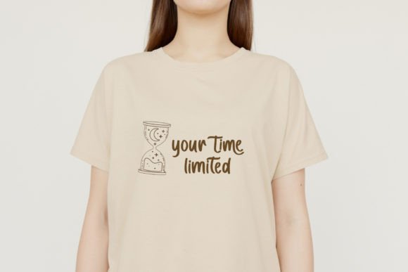 Rustic Time Font PNG with transparent background - Preview 5