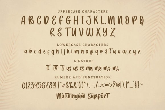 Rustic Time Font PNG with transparent background - Preview 6