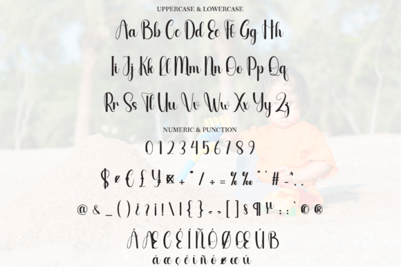 Sandy Chubby Font PNG with transparent background - Preview 6